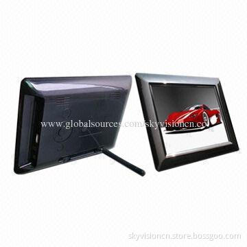 Super Thin 8-inch LCD Photo Frame, Built-in Speakers, 800*600-pixel HD 1080P Optional